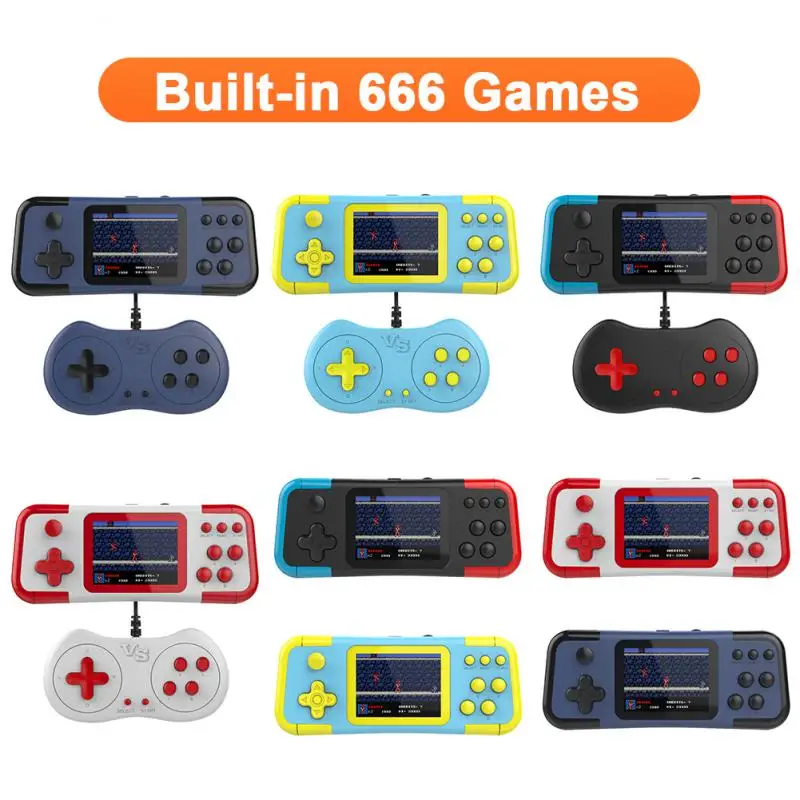 

Портативная игровая консоль в стиле ретро, 3 дюйма, 666 игр