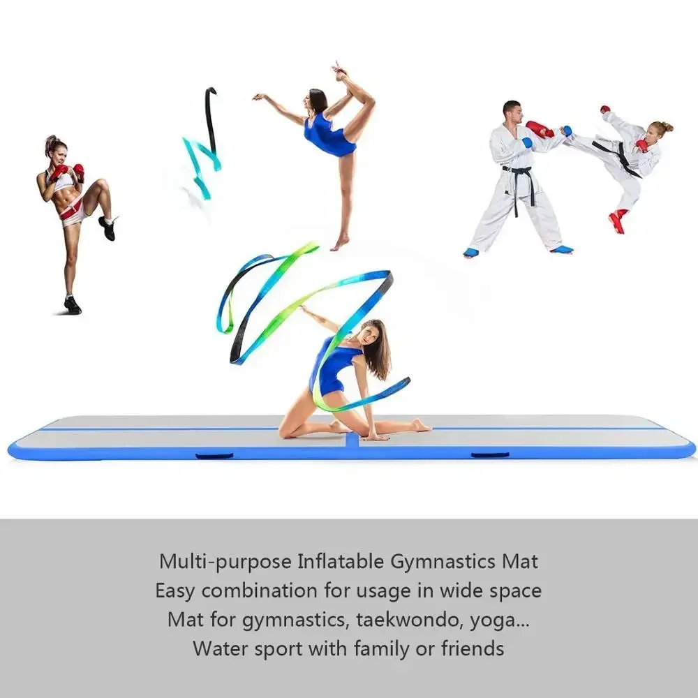 1-3 м Ginnastica Pista dɺria Allenamento Palestra Yoga Resistente all'usura Airtrack Materasso da palestra для йоги