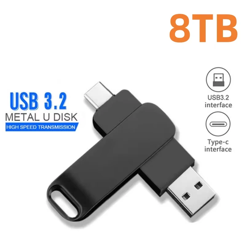 

Новый флэш-накопитель USB емкостью 16 ТБ, USB 3,2 памяти Type-c 2-в-1, 8 ТБ, 16 ТБ, флэш-накопитель OTG, 128 ГБ, 2 ТБ, высокоскоростной флэш-диск для компьютера