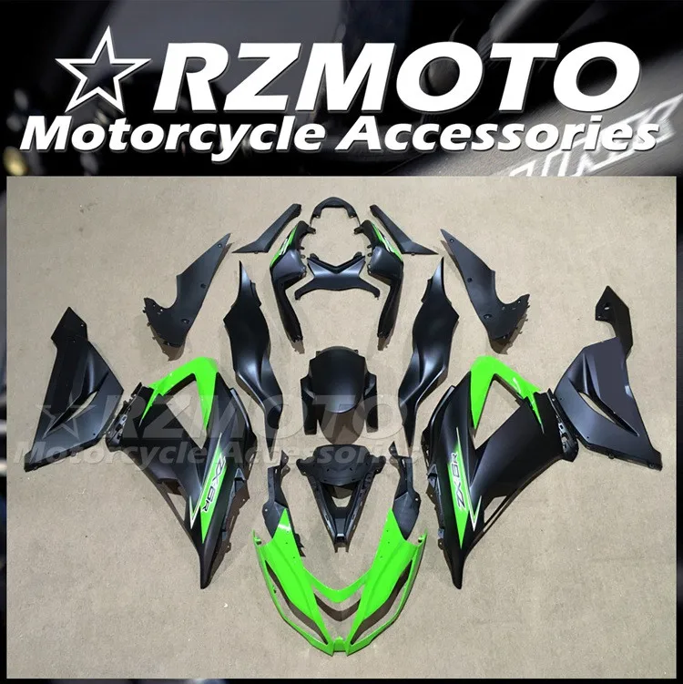 

Комплект обтекателей из АБС-пластика, 4 подарка, подходит для Kawasaki Ninja ZX6R 2013 2014 2015 2016 2017 13 14 15 16 17 18, комплект кузова зеленого цвета