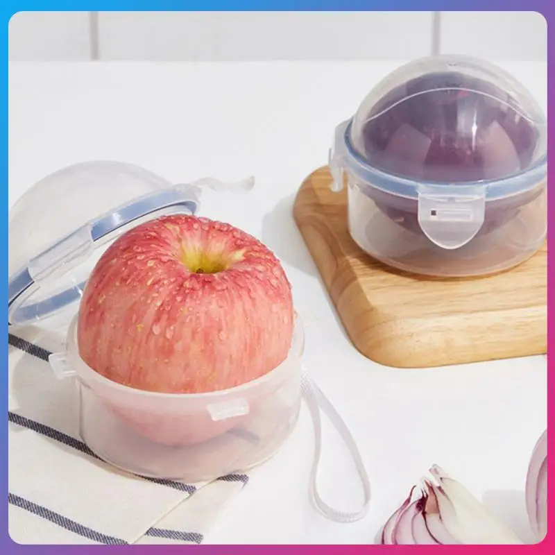 

Прозрачная миска для хранения 2023, дорожный контейнер для хранения, кухонные портативные контейнеры для хранения овощей и фруктов, маленьки...