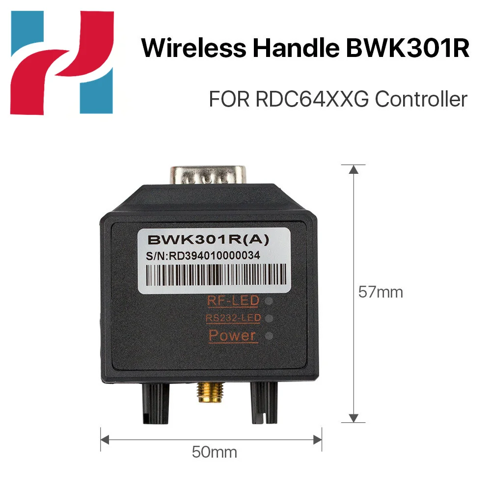 Ruida Wireless Operating Handle BWK301R BWK301T for RDC6442G RDC6442S RDC6432G CO2 Laser controller enlarge