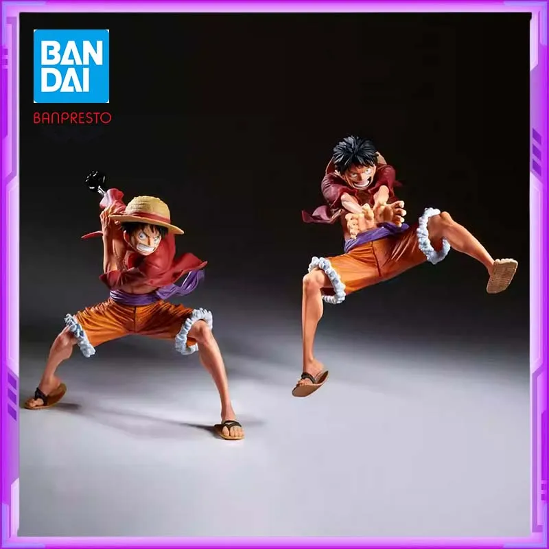 Оригинальный BANDAI Banpresto ONE PIECE MAXIMATIC Monkey D Luffy ПВХ аниме фигурки экшн-фигурки модель