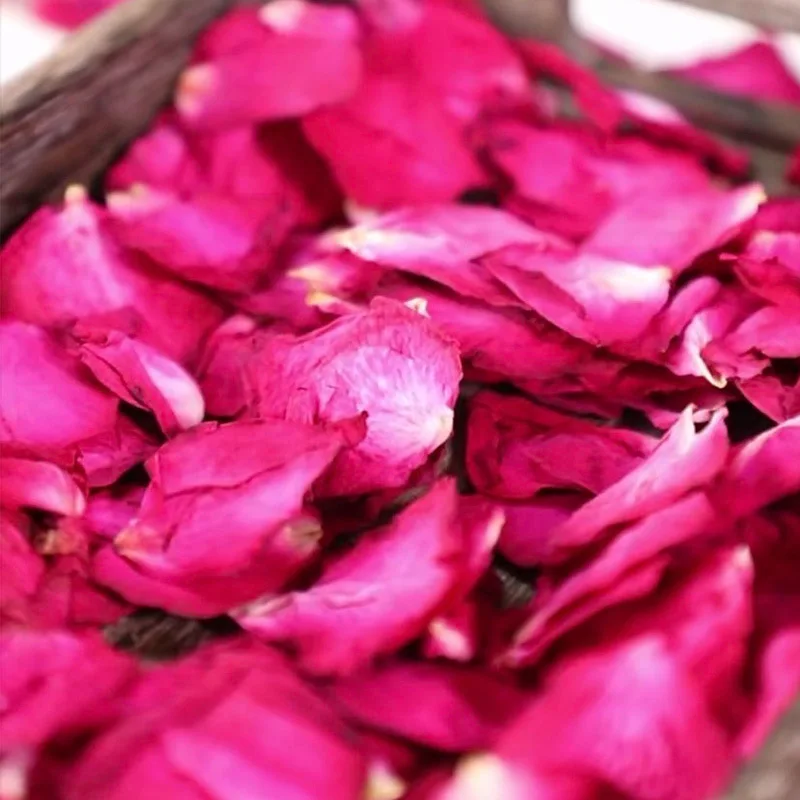 

1 Pack Dried Rose Petals Natural Flower Bath Spa Whitening Shower Dry Rose Flower Petal Bathing Relieve Fragrant Body Massager