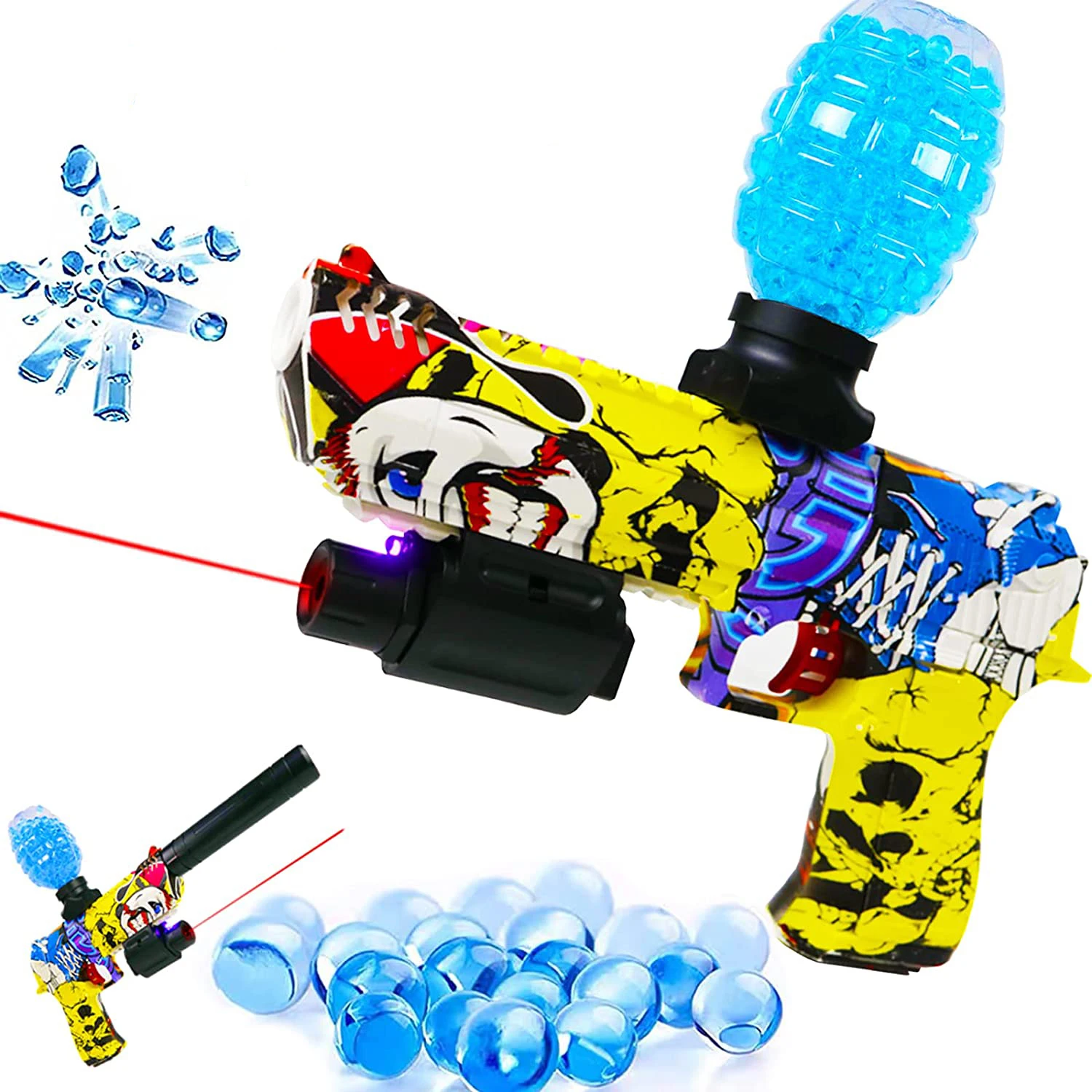 

Electric Water Ball Gel Blaster Splatter Toys Gun Automatic Pistol Weapon Outdoor Game Airsoft for Boys Gift