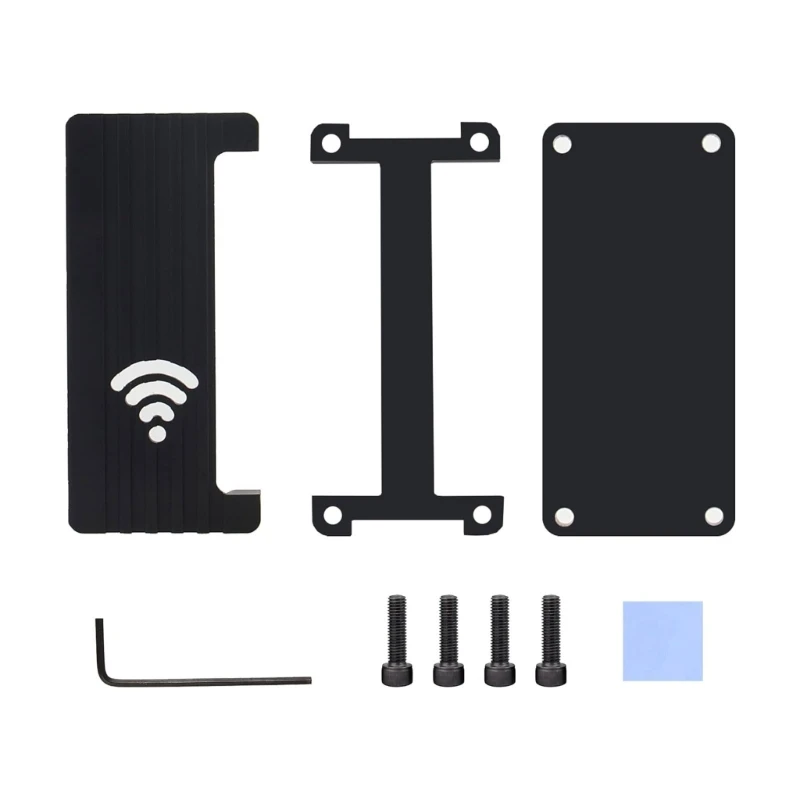 

Aluminum Alloy Cooling Enclosure Metal Case for Pi 2W (2W01) with 2x20pin GPIO