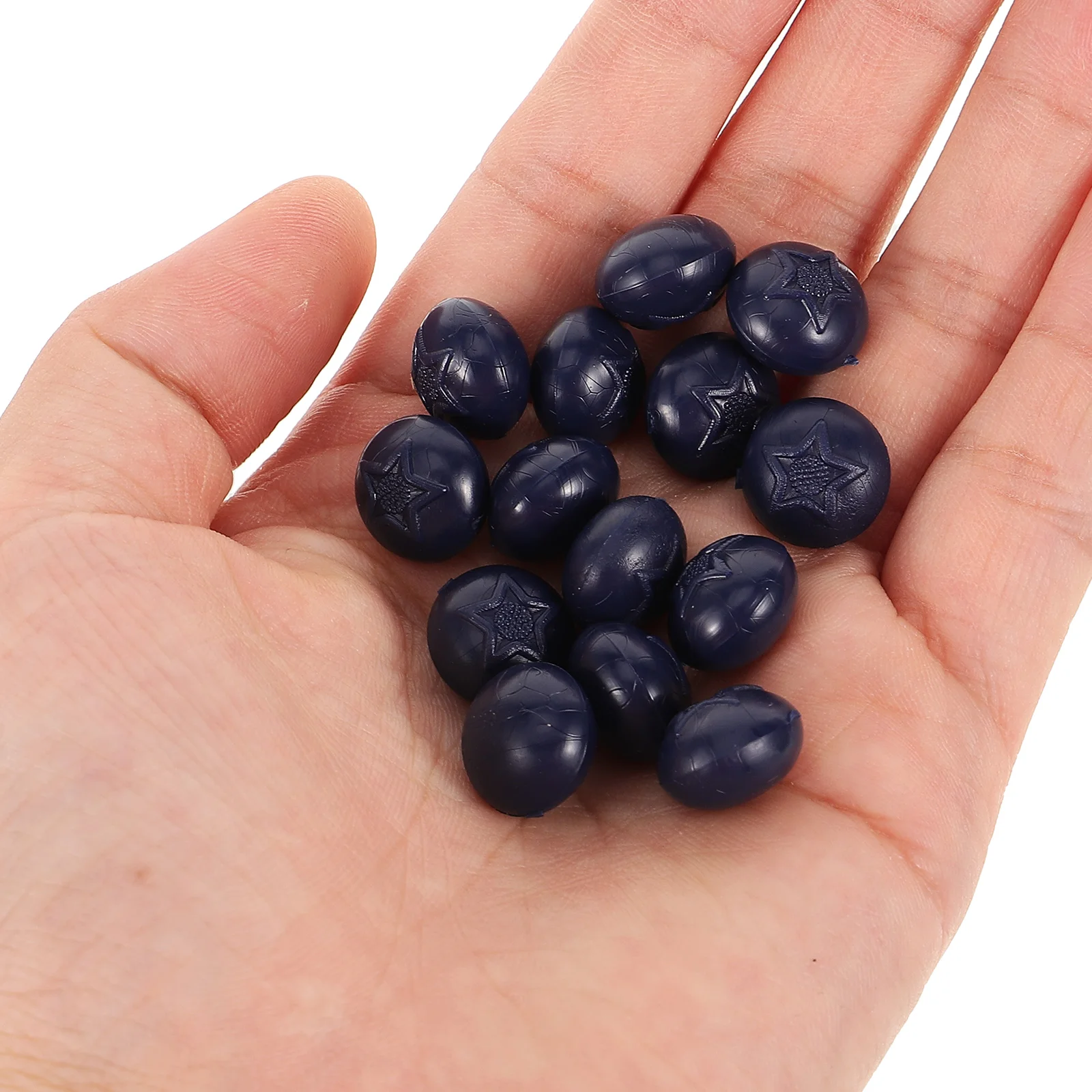 50 шт. имитация черники декоративная смола черника искусственные фрукты модель