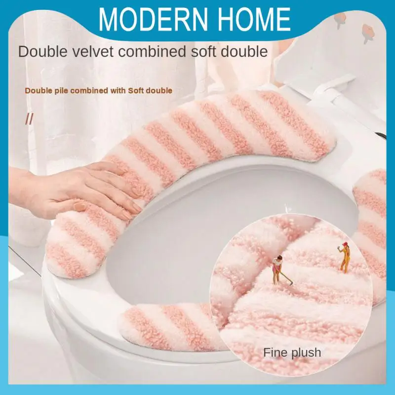 

Washable Toilet Sticker Reusable Household Toilet Seat Electrostatic Adsorption Adhesive Toilet Cushion Universal Toilet Pad