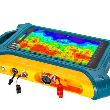 Фото ADMT-500SX-16D 16-канальный 3D-детектор подземных вод с сенсорным экраном, глубина обнаружения 100-500 м / Детектор воды AIDU №4