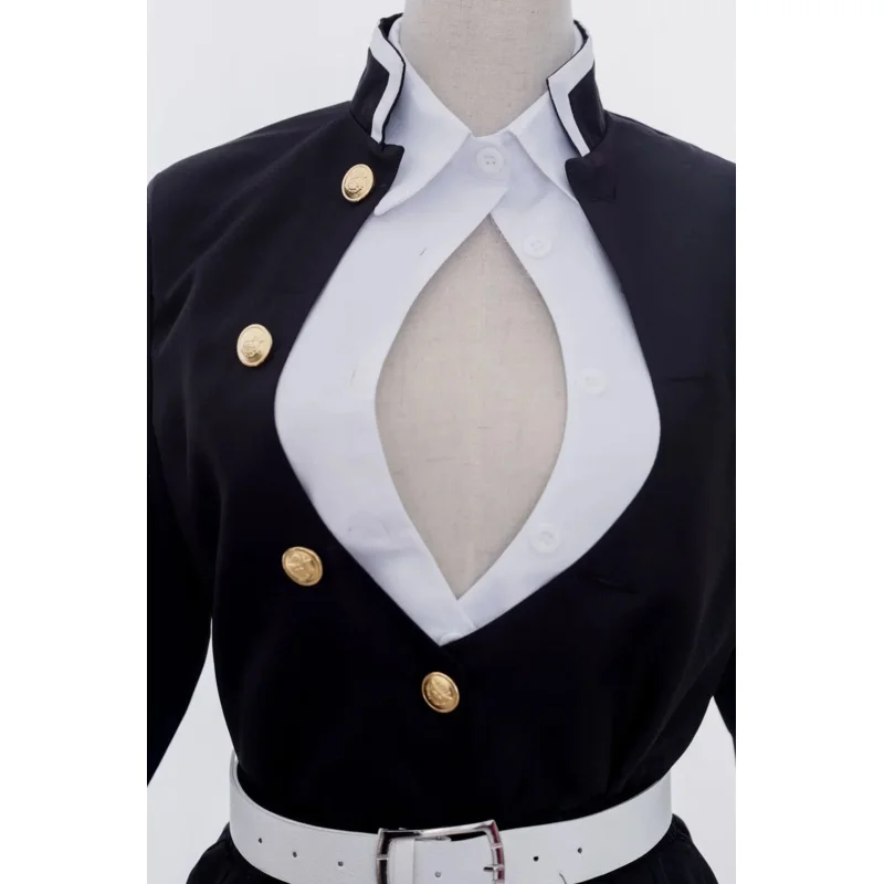 Аниме Kanroji Mitsuri Косплей Костюм Kimetsu No Yaiba Kostuum Kimono Uniform Pruik Хэллоуин Sleding