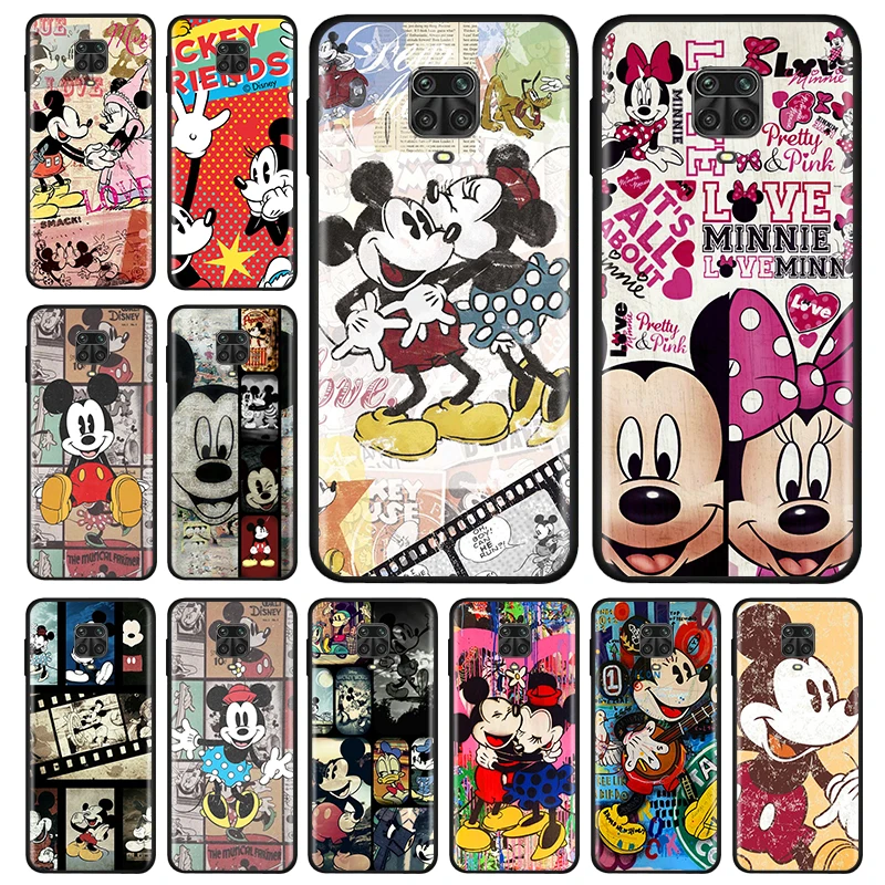 

Shockproof Cover Donald Duck Mickey Mouse cute kid For Redmi Note 5 6 7 8T 8 9T 9S 9 10 10S 11 Prime Pro Max Black Phone Case