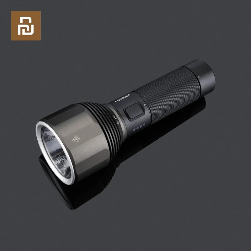 

Original Youpin NexTool Rechargeable Flashlight 2000lm 380m 5 Modes IPX7 Waterproof LED Light Type-C Seaching Torch for Camping