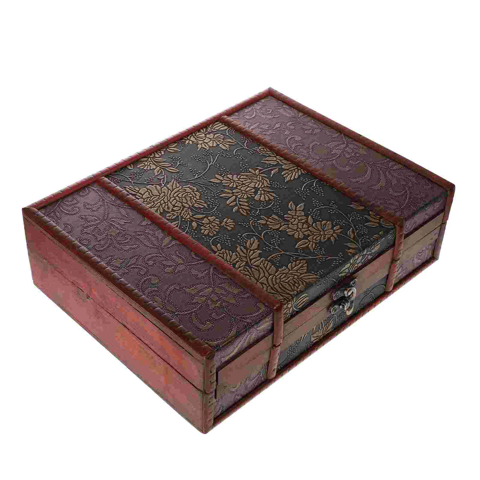 

1 шт. многофункциональная коробка, практичный контейнер для ювелирных изделий, держатель для хранения в стиле ретро