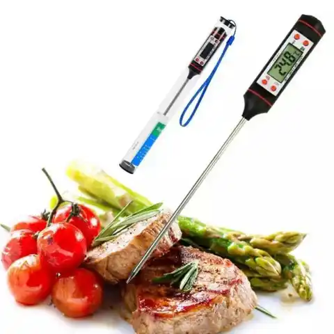 Цифровой Кухонный Термометр для барбекю, электронные приборы для приготовления пищи, прибор для измерения температуры торта, сладостей, фр...