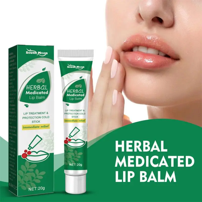 

1PCS Lip Balm South Moon Herbal Primer Moisturizing LongLasting Hydrating Anti-drying Fade Lip Lines Brighten Lip Color SkinCare