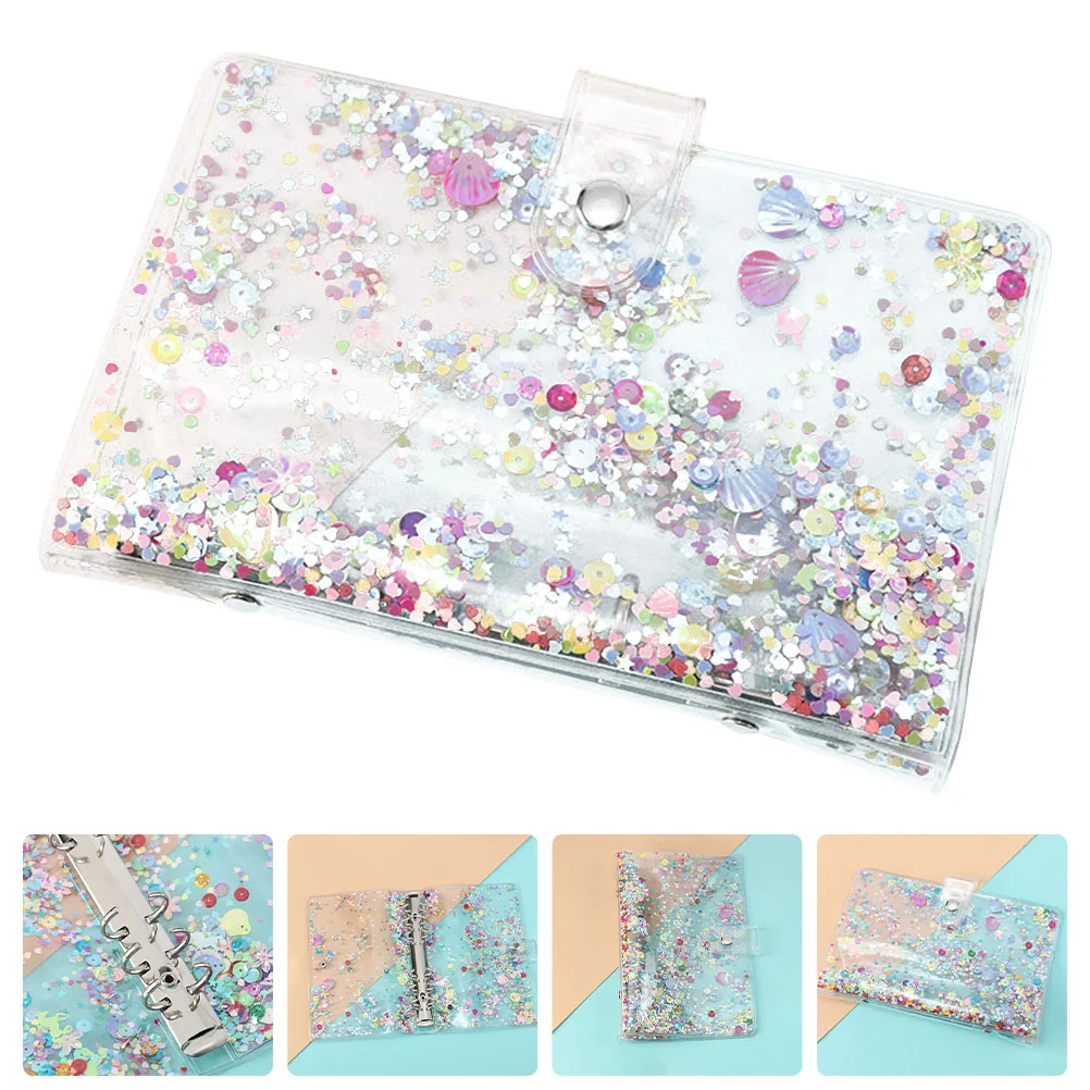 

Replacement Case School Supllies Sequin Scrapbook Cover Loose Leaf Binder Notebook Office Supply Pvc