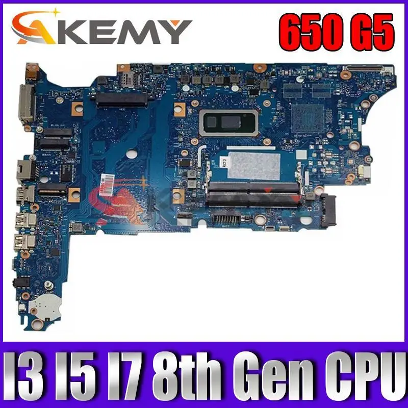 

Материнская плата для ноутбука HP ProBook 650 G5 материнская плата 6050A3028501 материнская плата с процессором I3 I5 I7 8-го поколения UMA