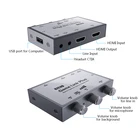 4K 60fps HDMI USB карта для захвата игр, видеозаписывающее устройство с регулировкой громкости для телефона