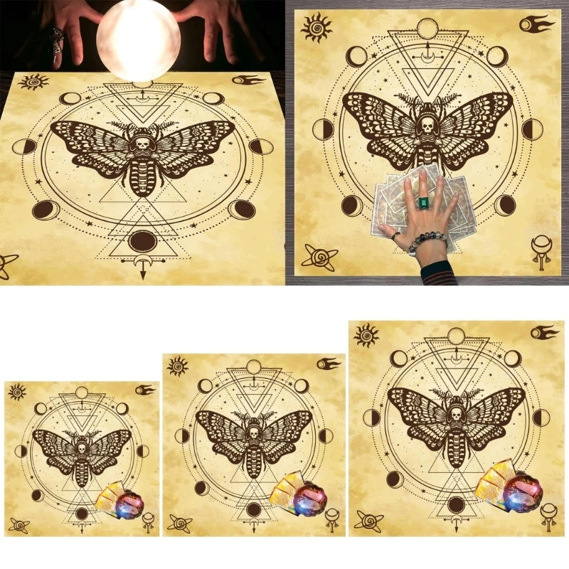 

Скатерть Таро 69HD с изображением черепа и Луны