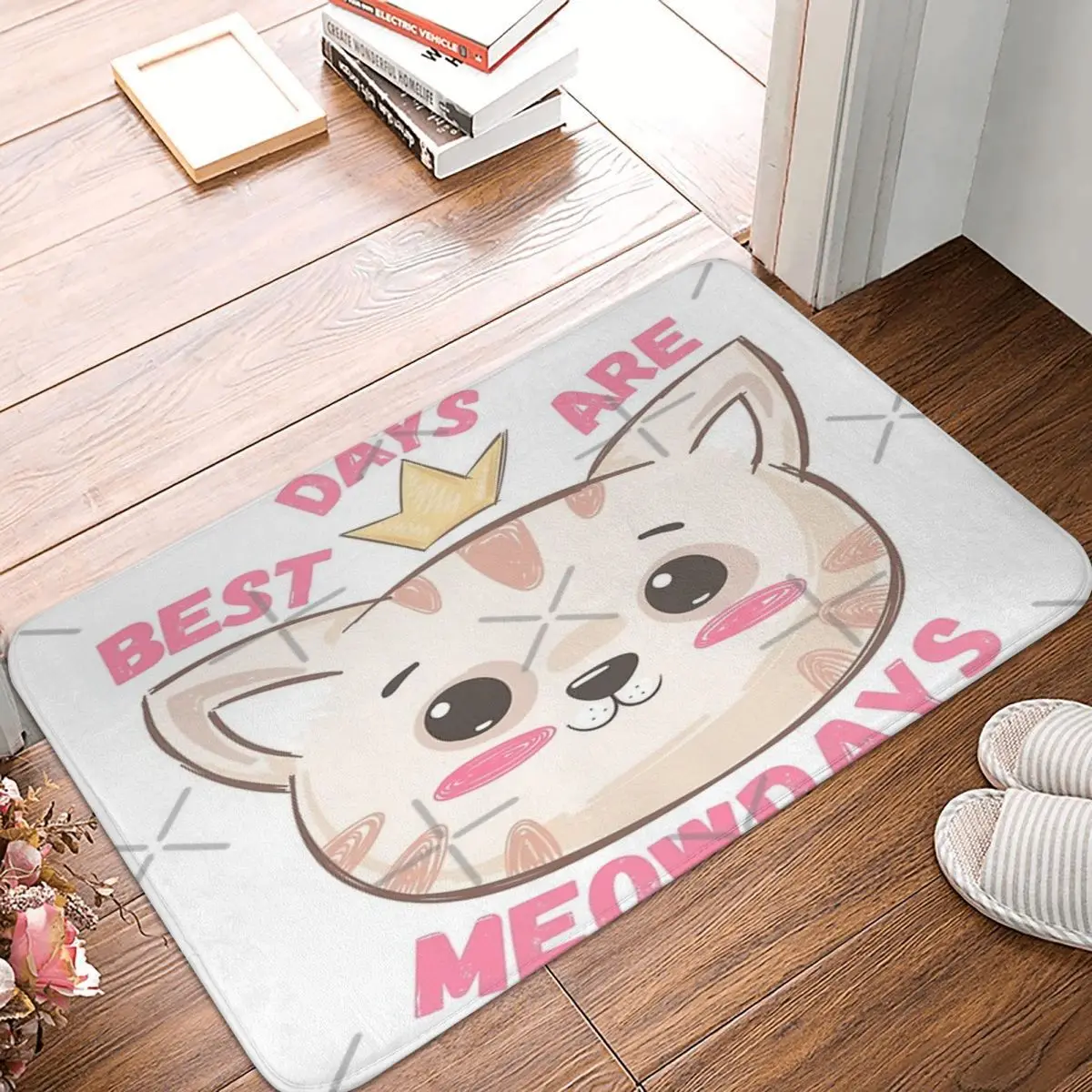 

Лучшие дни Meowdays 40x60 см коврик из полиэстера коврики настраиваемые подарки для ванной комнаты