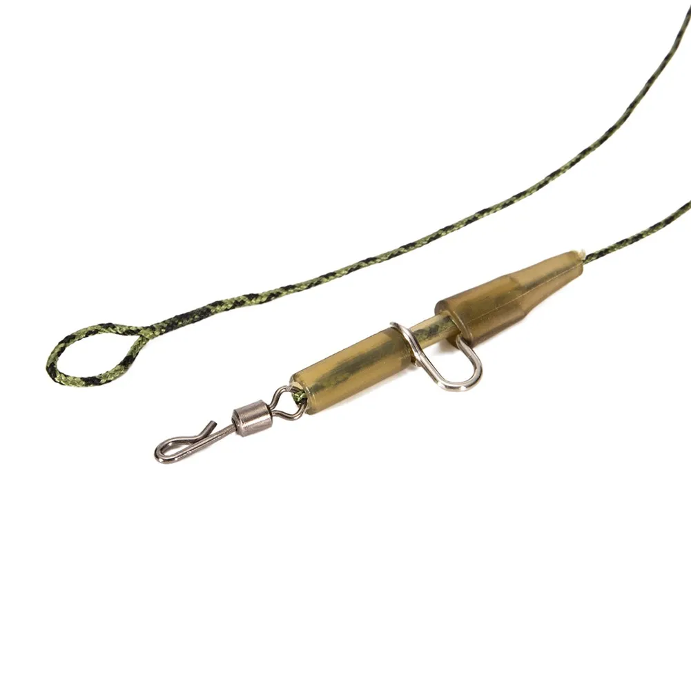 

2X Carp Fishing Line Braided Lead MAX65 Lb Carp Hooklink Leader Line Ready Tied Chod Helicopter Rigs Leadcore Rigging Braid Line