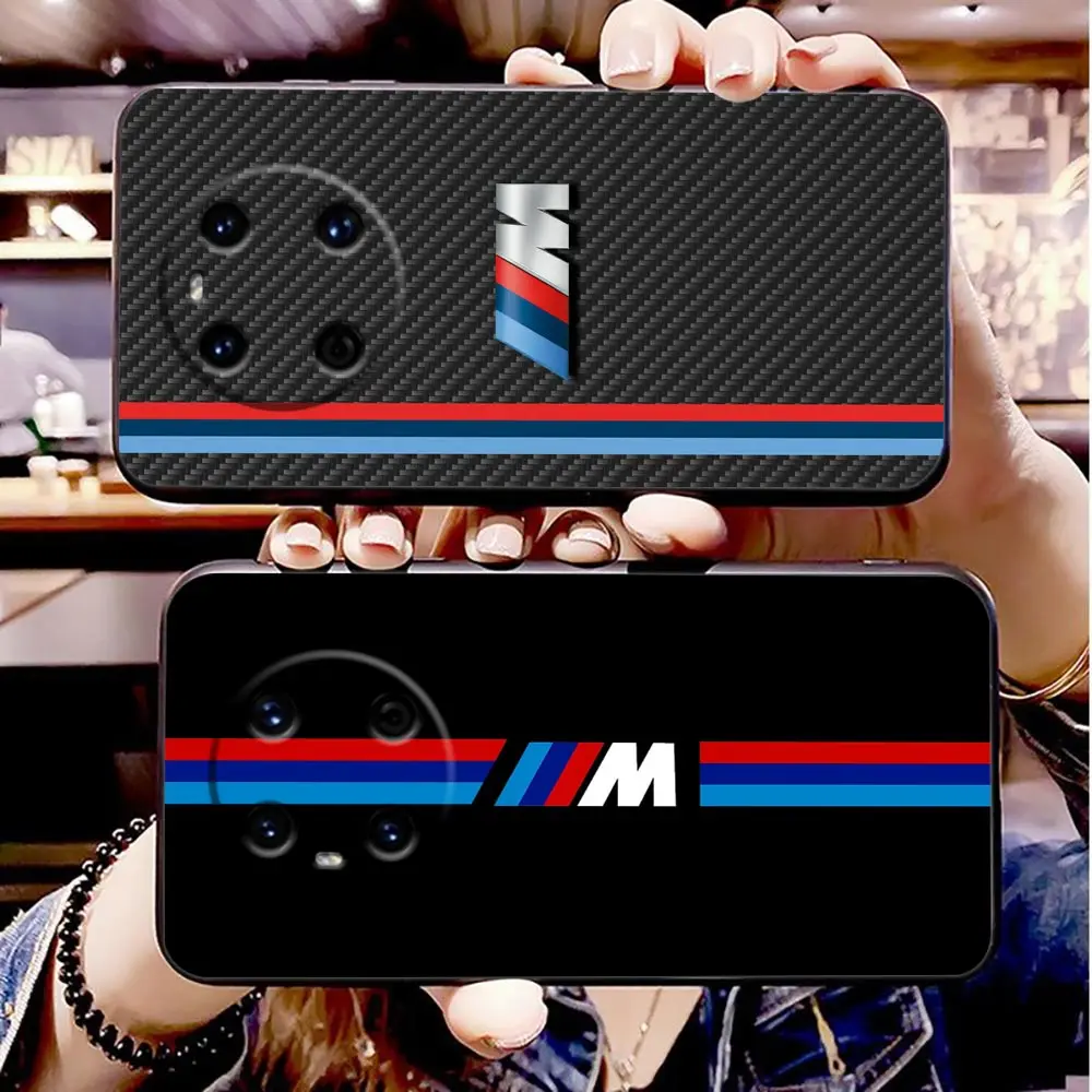 Phone Case For HUAWEI P50 P40 P30 P20 P10 P9 P8 Plus MATE 30 20 20X 10 Pro Lite Case Funda Coque Shell Blue Sky White B-BMW Car