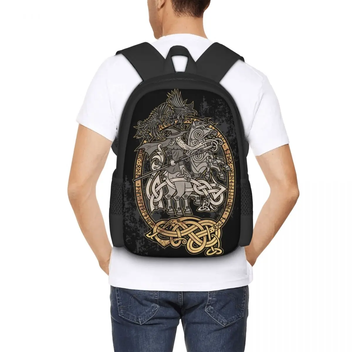 Odin The Wanderer Backpack for Girls Boys Travel RucksackBackpacks for Teenage school bag