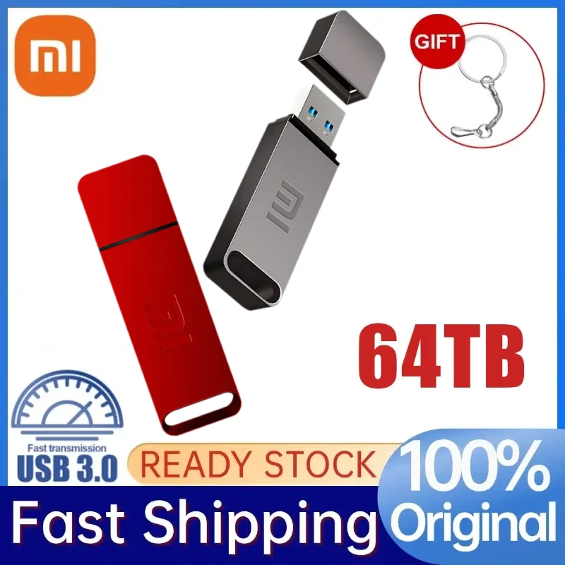 USB-флеш-накопитель Xiaomi 64 ТБ интерфейс Type-C высокоскоростной 8 большая емкость 32 16