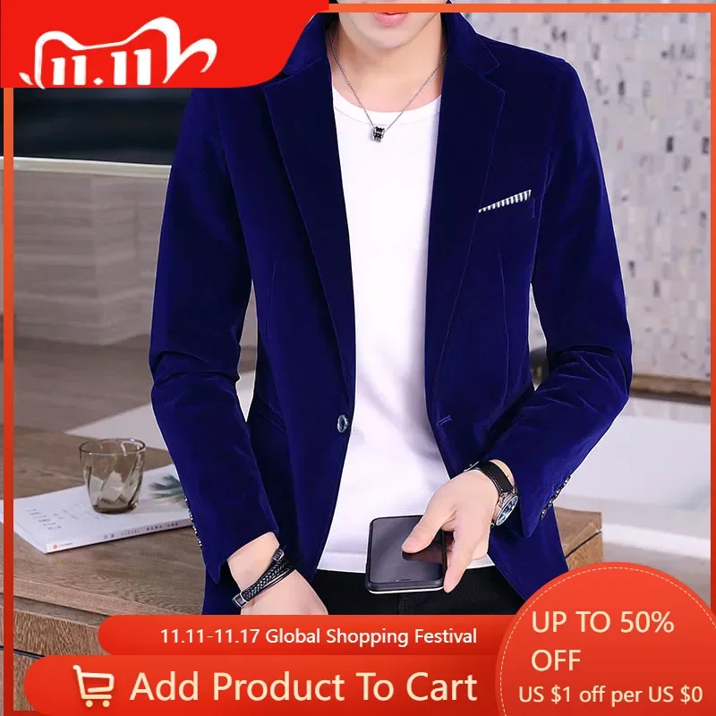 

Мужские бархатные блейзеры бордового цвета, приталенные повседневные костюмы, куртки, мужской костюм для свадьбы, певицы, облегающее Деловое платье, 5XL