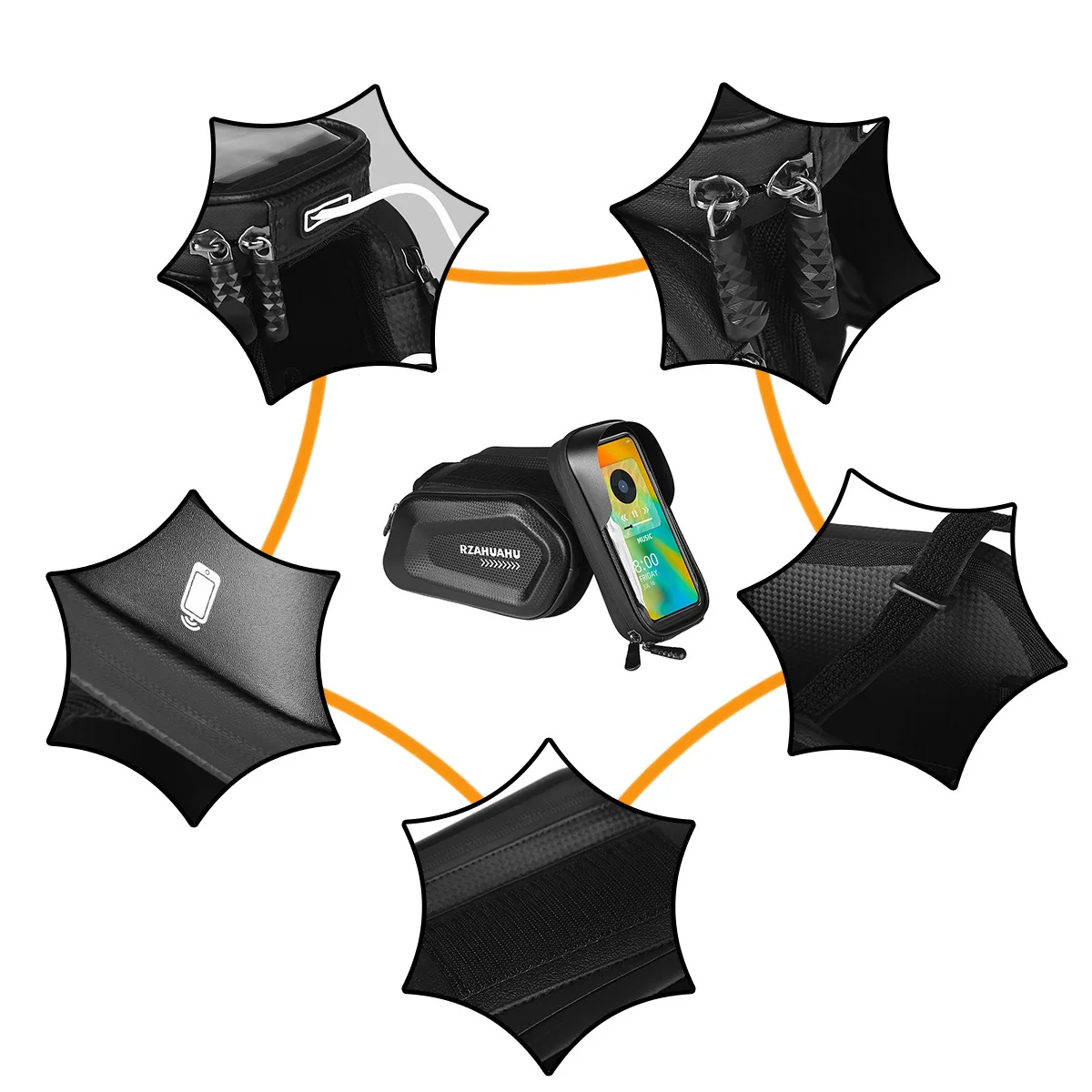 Водонепроницаемая противоударная сумка Offbondage с верхней трубкой для переноски