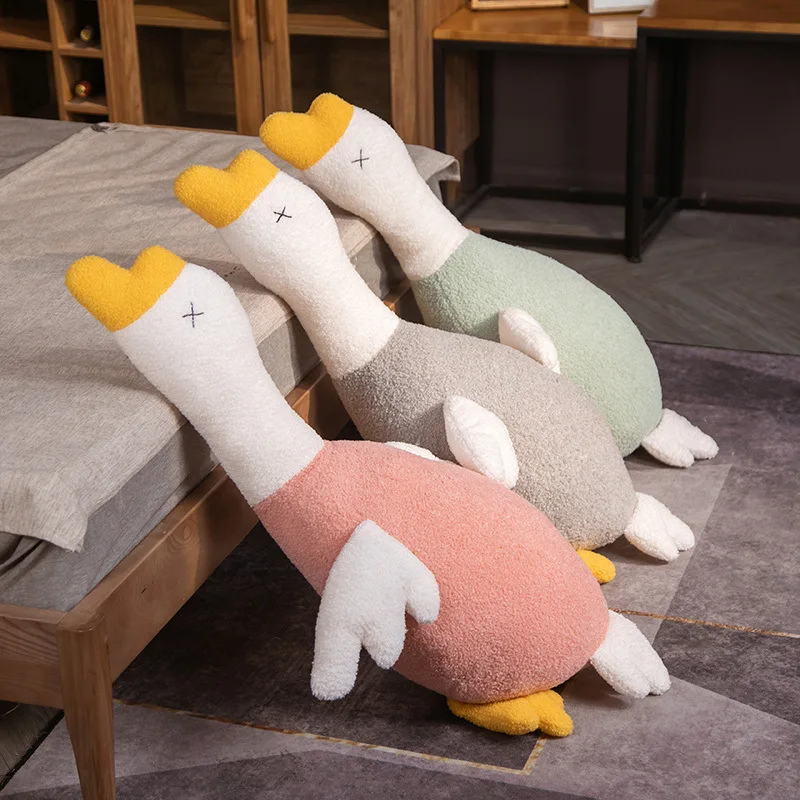 

Cartoon Big White Goose Plush Toy Cute Swan Stuffed Toy Kawaii Duck Plush Doll Sofa Pillow Cushion Baby Sleeping Appease Toys