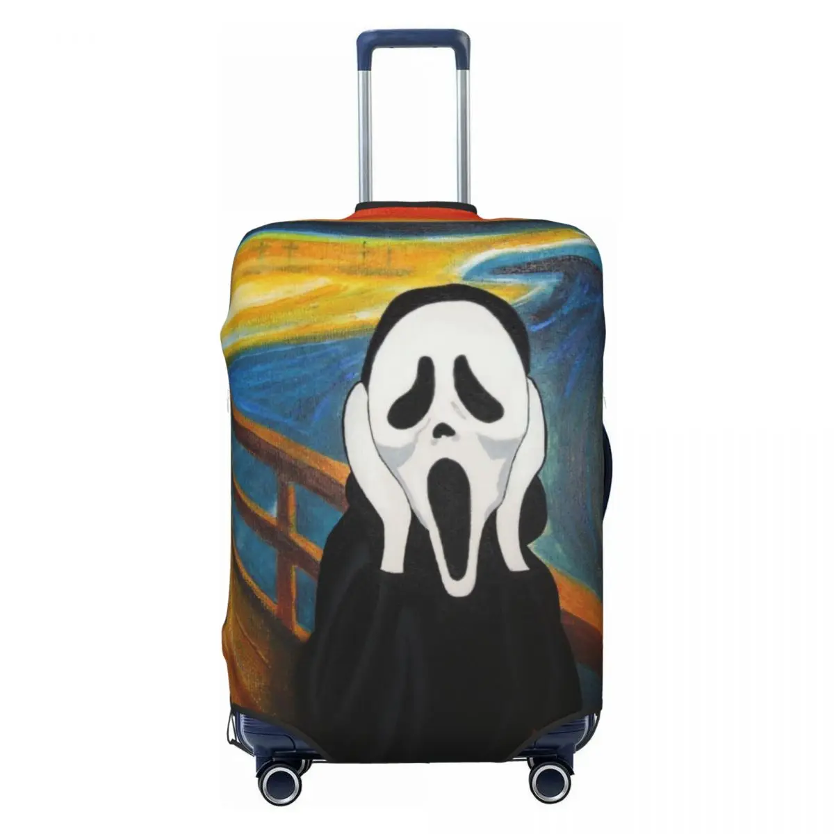 

The Scream Suitcase Cover Dust Proof Halloween Ghost Horror Film Luggage Covers Protector for 18-32 inch