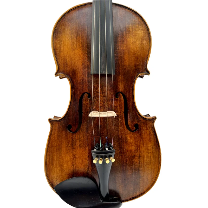 Фото Виола в стиле Strad, бренд SONG, ручной работы, имитация старинной модели 17 дюймов, чистый и мелодичный звук. # 15453 №2
