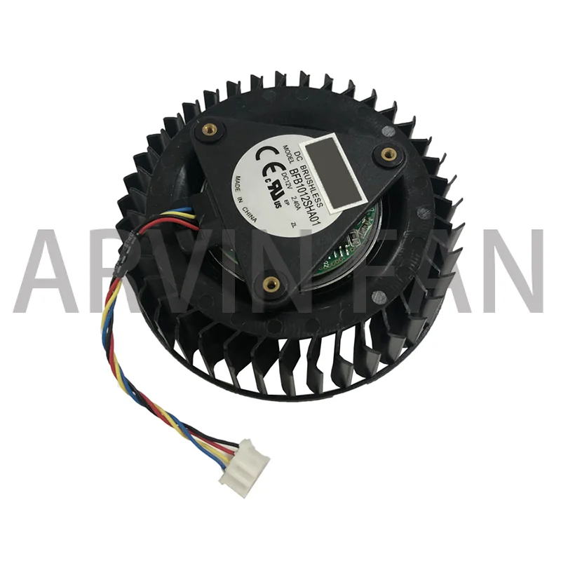 Вентилятор видеокарты BFB1012SHA01 BV5, 12 В постоянного тока, 2,40 А, 4 контакта, для RX 64 56, Общественная версия, охлаждение видеокарты VGA GPU