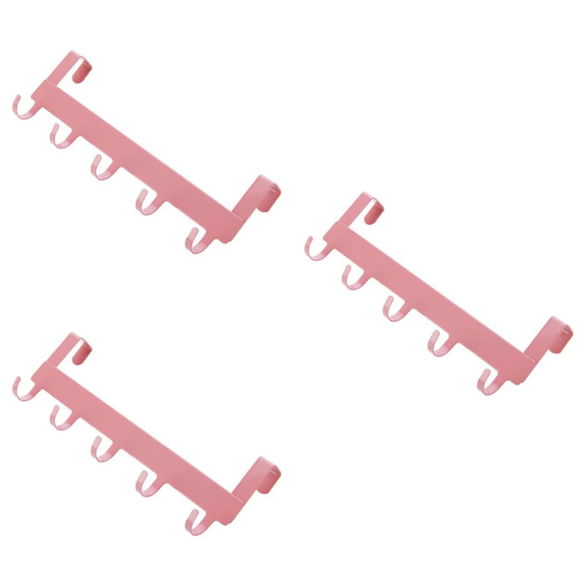 

Towel Hooks Door Bathroom Bar Hanger Shelf Bedroom Shower The Over Mounted Wall Rails Traceless Holder Clothes Rack Seamless