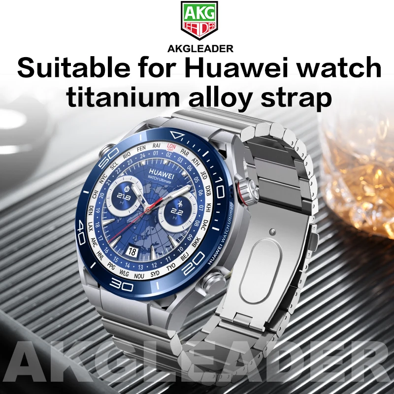

Ремешок Akgleader из титанового сплава для часов Huawei Watch Ultimate GT2 GT3 Pro 46 мм 22 мм, спортивный браслет для часов Samsung Gear S3
