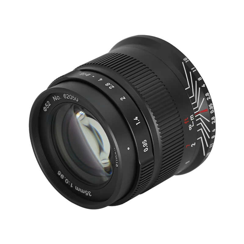 Портретный объектив с большой диафрагмой для камер Sony E A6600 Fuji FX Canon EF-M/RF M6 Nikon Z9 M4/3