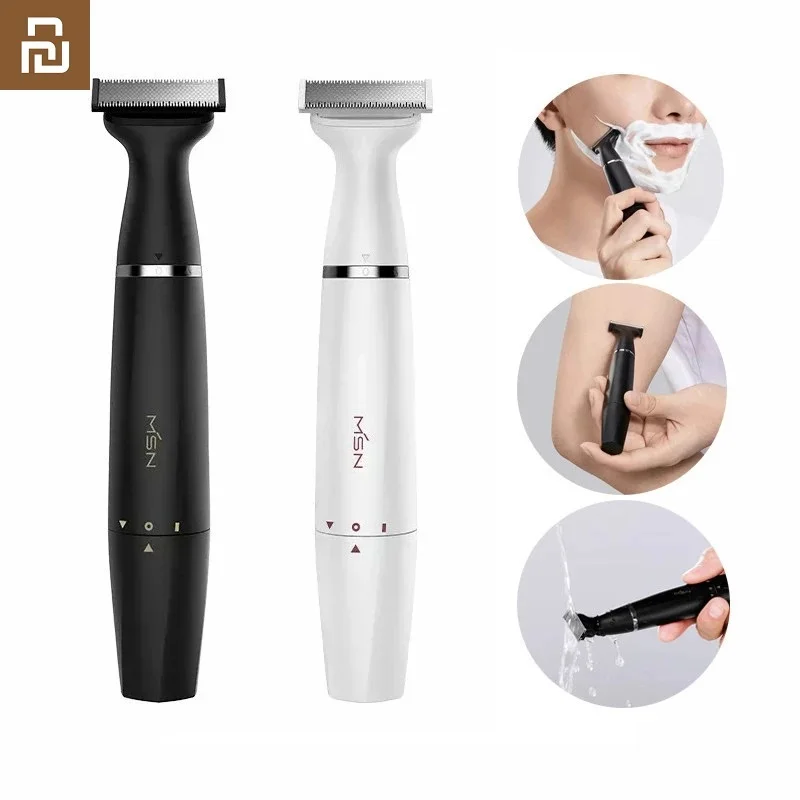 

New Youpin MSN T3/L4 Multi-purpose Electric Hair Shaver Razor Blade Dry & Wet Body Leg Armpit Hair Eyebrow Styling Trimmer