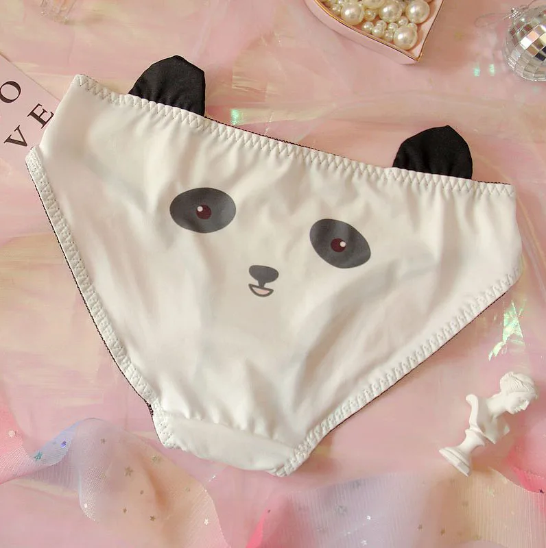 Симпатичное нижнее белье в японском стиле для женщин с 3D-принтом животных