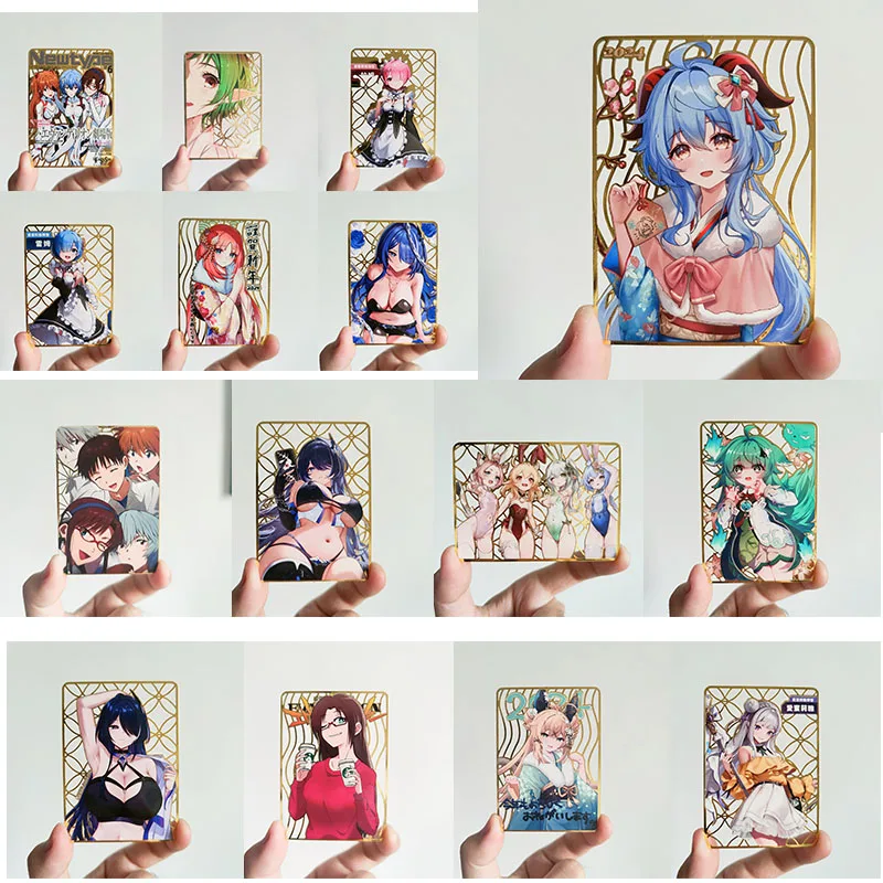 Новая история богини из аниме сделай сам металлическая открытка Ganyu нахида рам