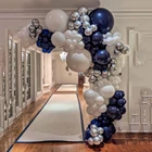 110 шт., темно-синие воздушные шары