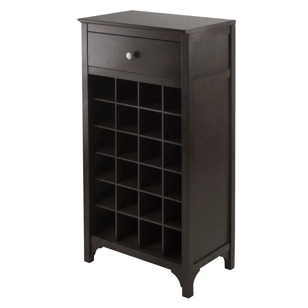 

24 Bottle Wine Cabinet with Drawer home bar furniture