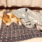 Фланелевый трехслойный утепленный коврик для домашних животных осень-зима теплое мягкое Флисовое одеяло для домашних кошек и собак Нескользящая подушка аксессуары для домашних животных