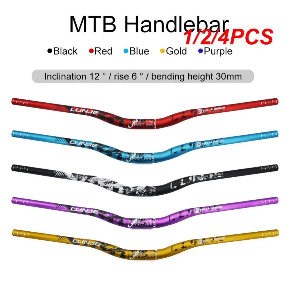 

1/2/4PCS Mountain Bike Handlebar 31.8*780mm 720 Mm Bicycle Ultra Long Bar Aluminum Alloy Riser Handlebars Mtb Bike Parts