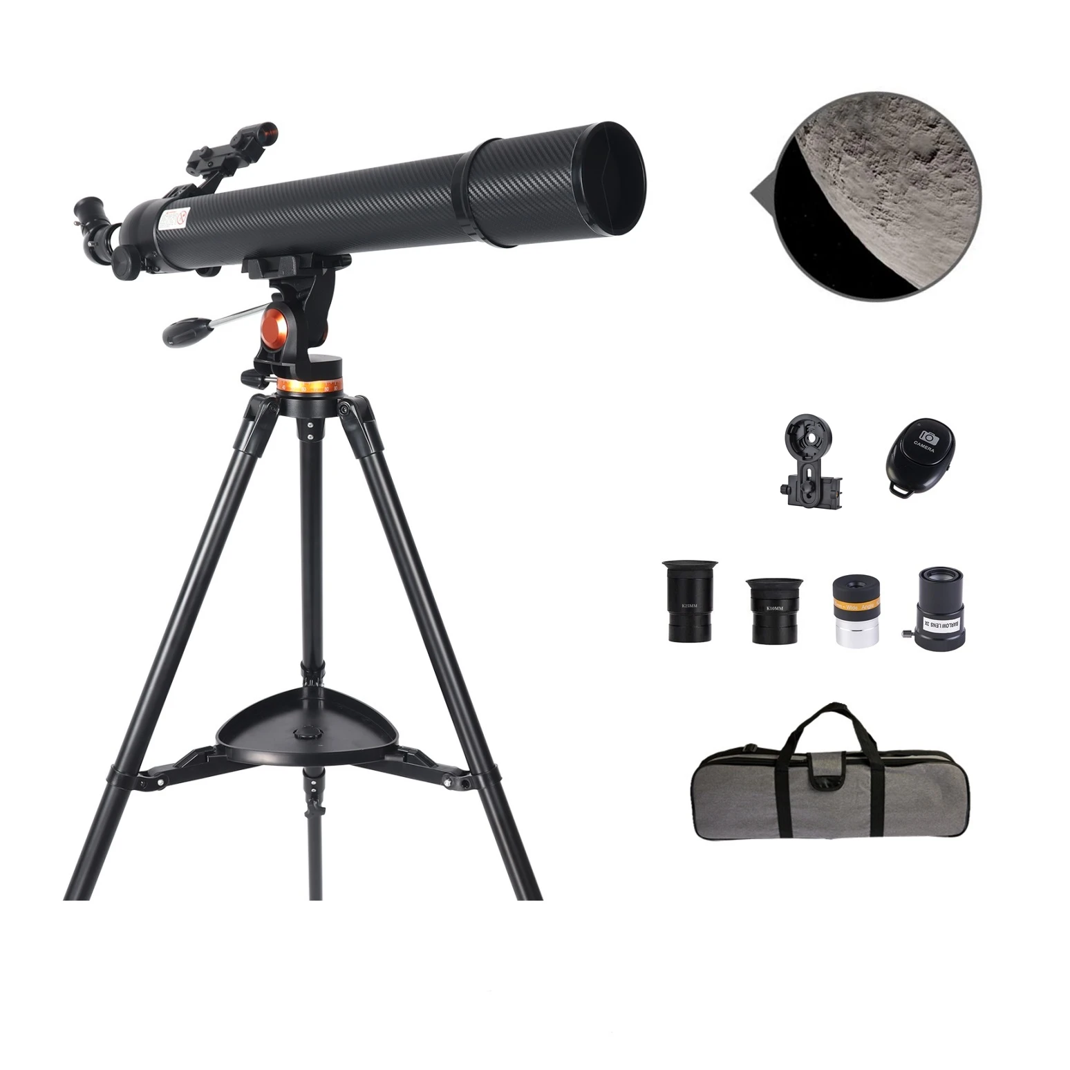 

70070-c High Power Outdoor Zoom 350x Telescope Portable,moon Watching Advanced Telescopio Telescopes Astronomy