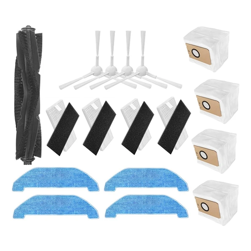 

Vacuum Cleaner Main Brush Roller Side Brush Filter Mop Pad Dust Bag Replacement Parts For Neabot Nomo Q11