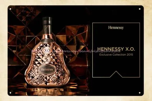 Настенные плакаты Hennessy коньяк ликер клубный бар металлический жестяной знак