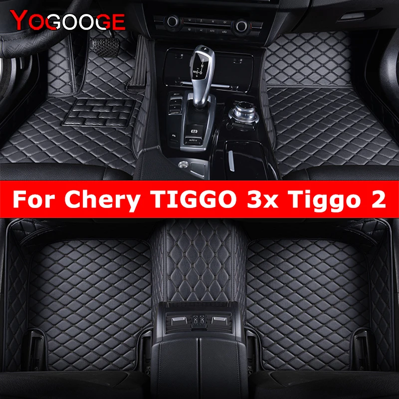 YOGOOGE пользовательские автомобильные коврики для Chery Tiggo 2 Tiggo3x ковры аксессуары