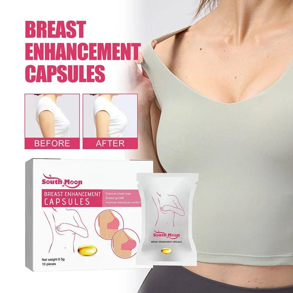 

10 шт. в коробке, капсулы для увеличения груди, стимулируют Женский гормон, повышают эластичность, Женская здоровая Машина H1N4