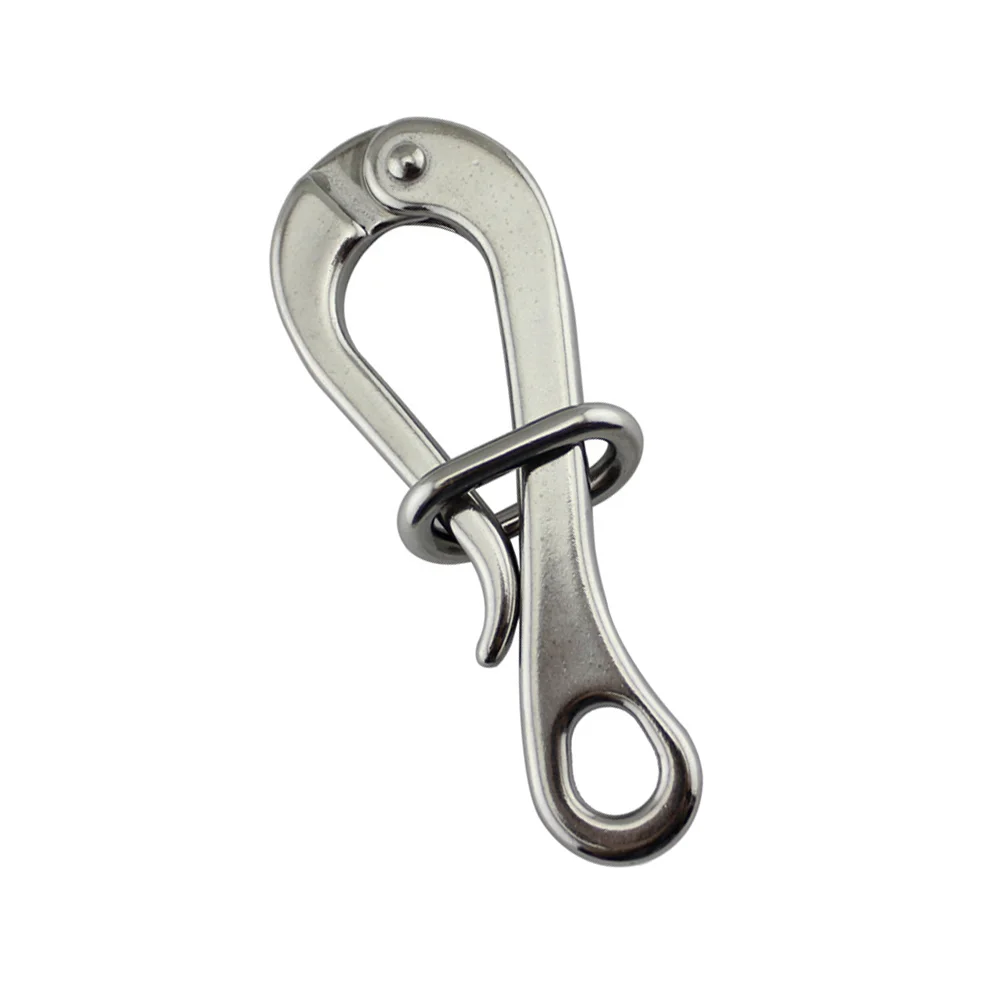 

Lifeboat Hook Carabiner Buckle Life Raft Buckles Button Quick Stainelss Steel